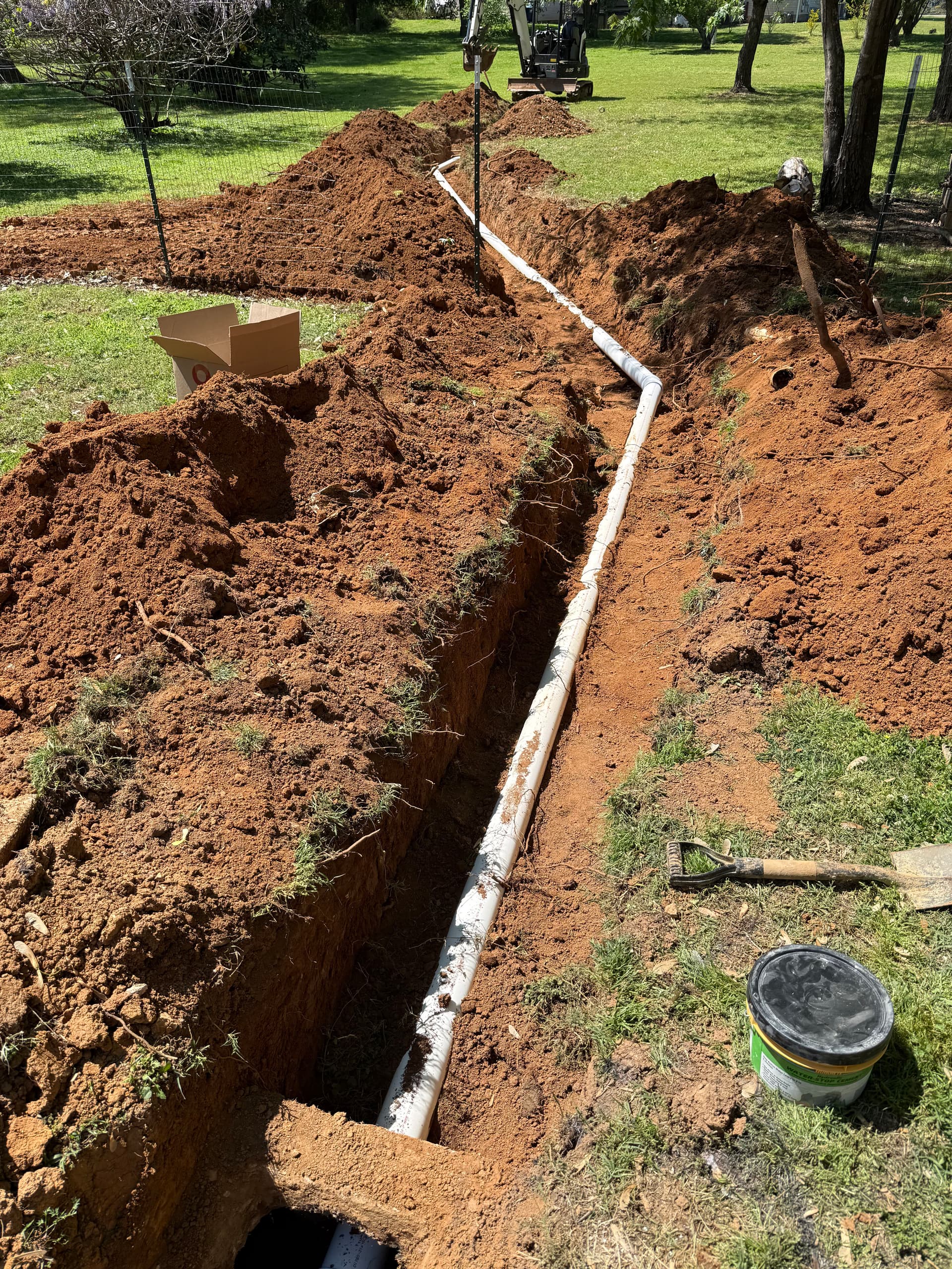 Septic Tank to Field Line Repair That Passed Inspection image