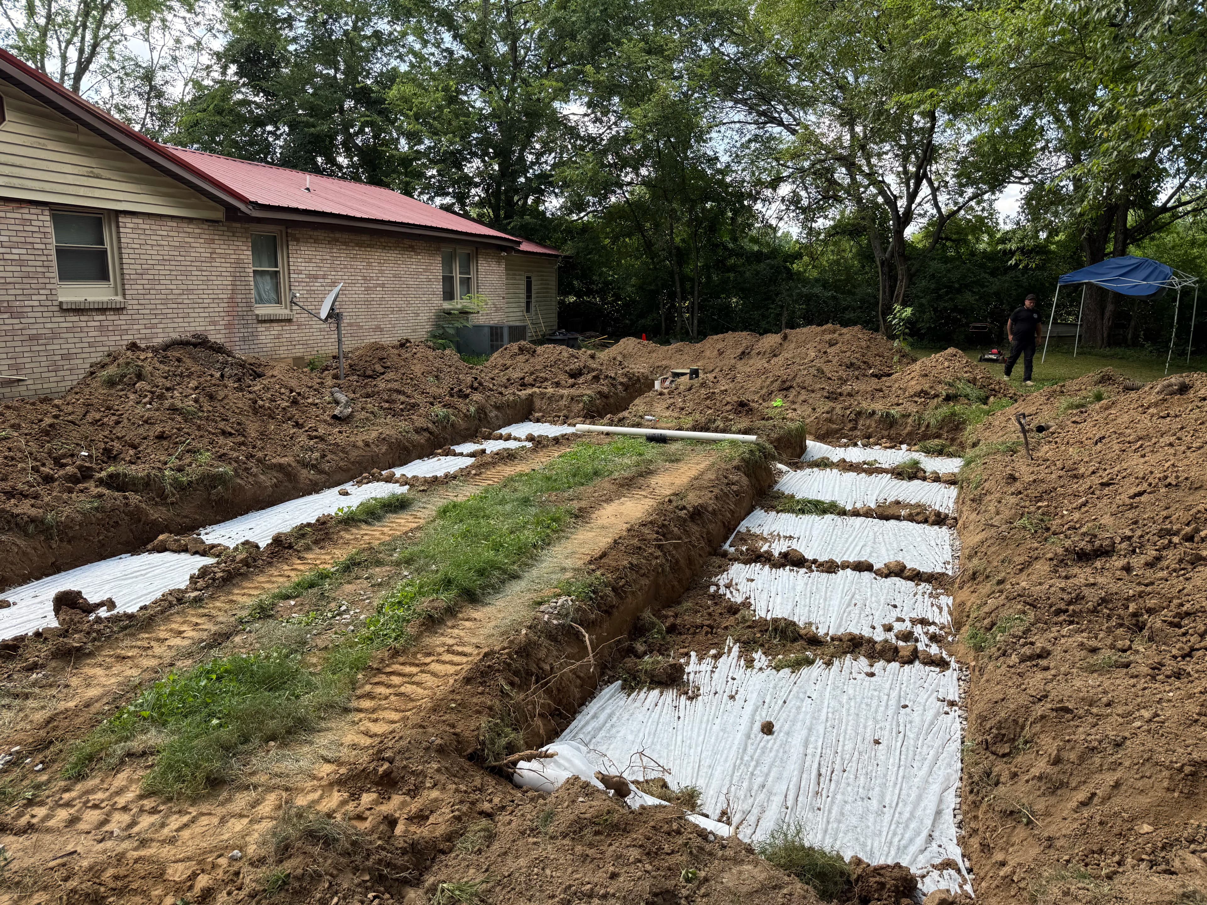 Project 1000-Gallon Septic System Install with Gravel Drain Field image