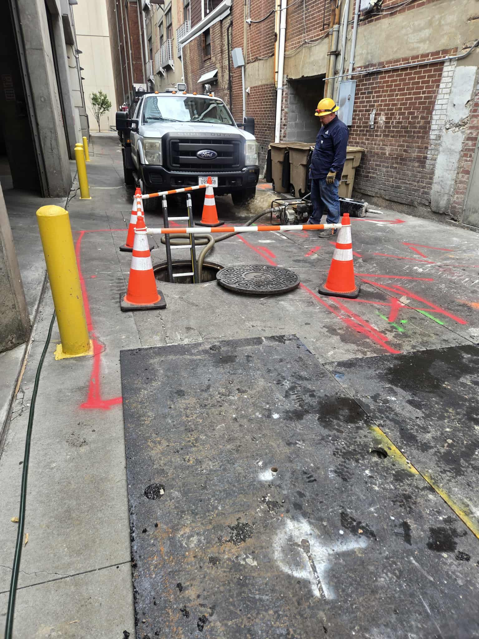 Project Expert Sewer Inspections in Nashville Alley image