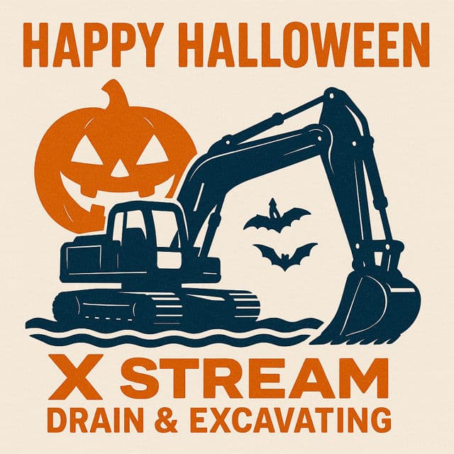Spooky Halloween Wishes from X-Stream Drain & Excavating image