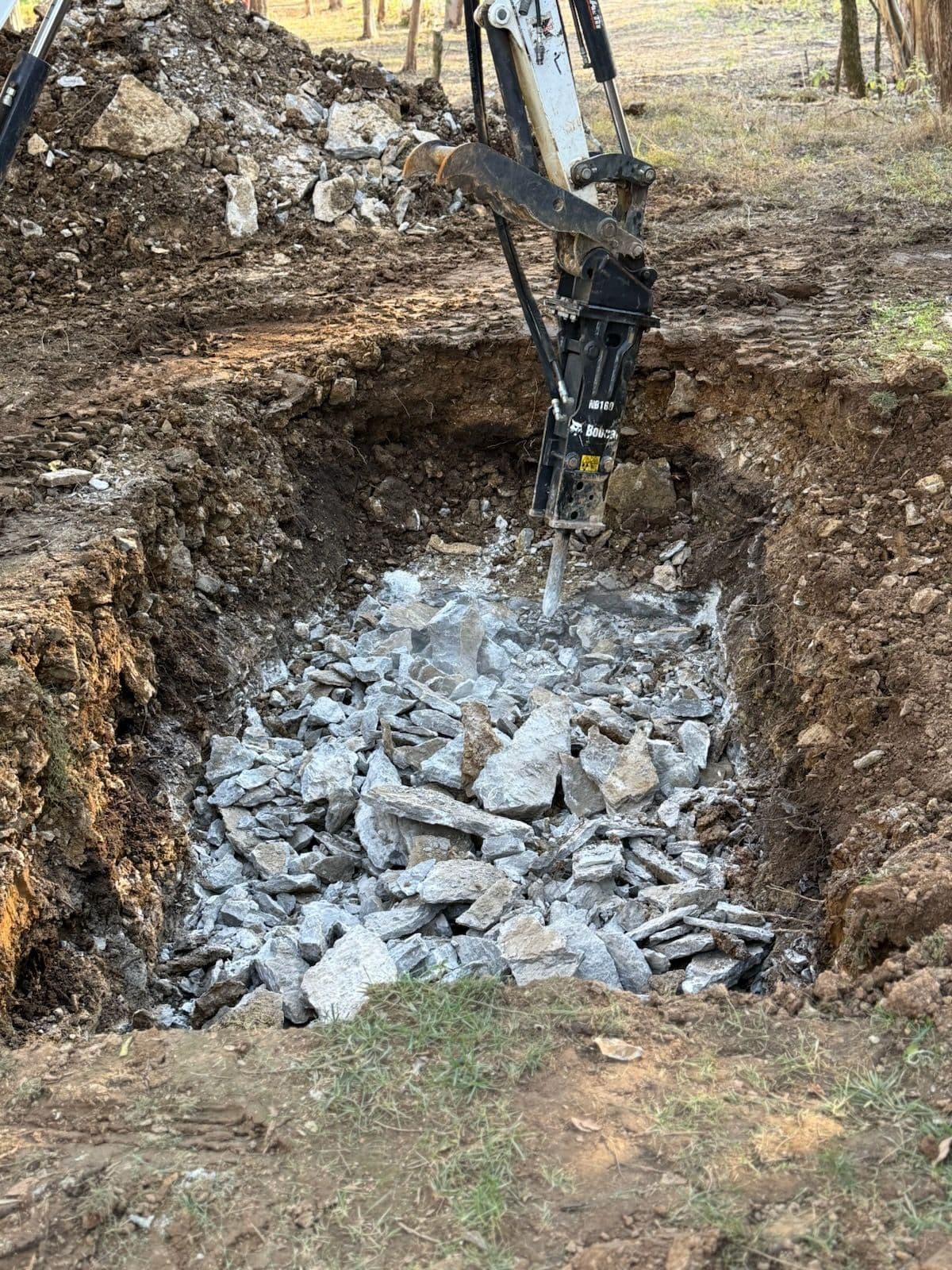 Project Rock Excavation in Mt. Juliet for Seamless Septic Install image