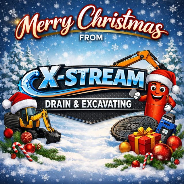 Project Celebrating the Holidays with X-Stream Drain and Excavating image