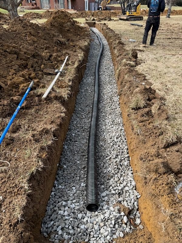 Project Efficient Septic System Drain Field Installation image