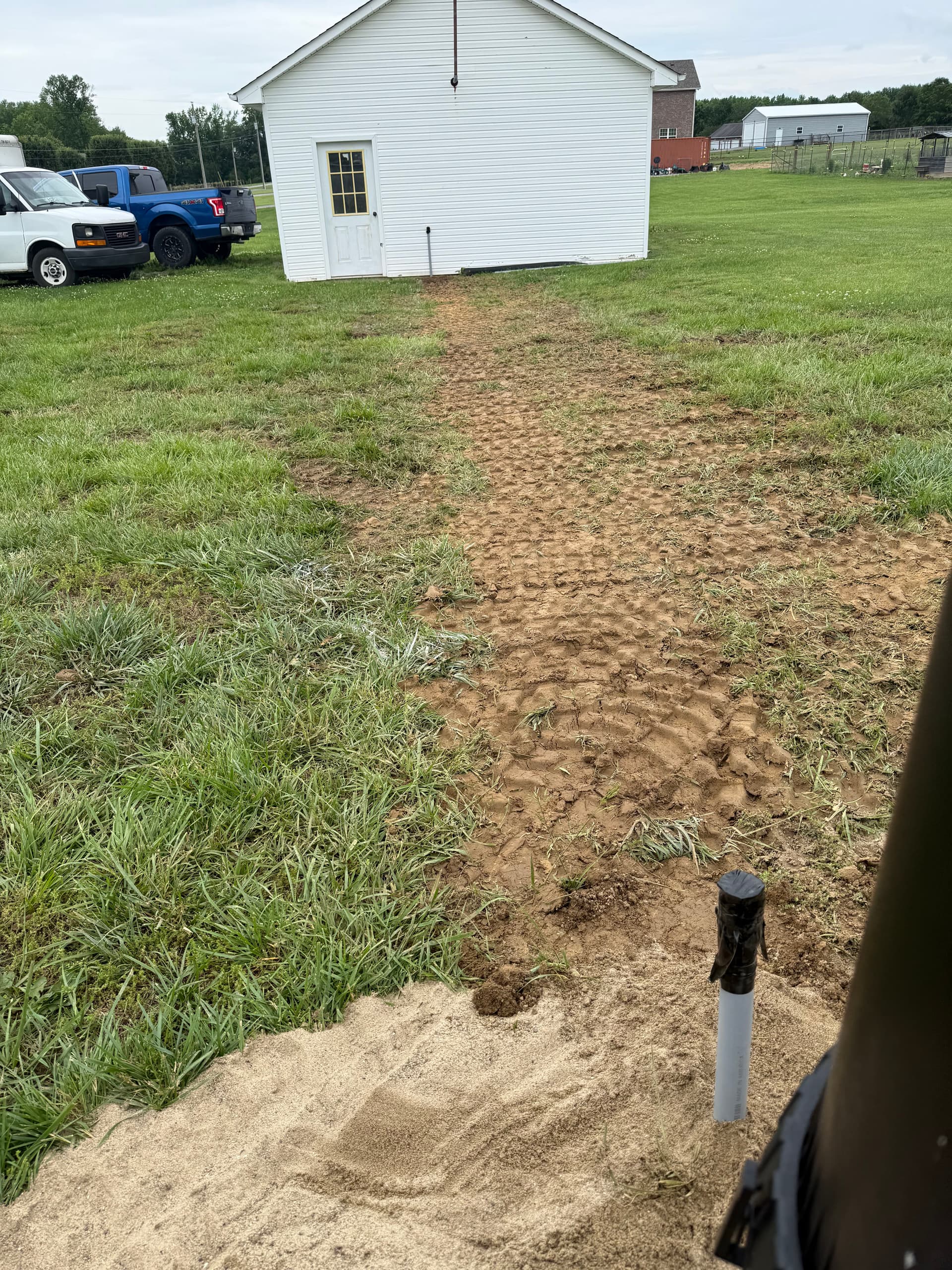 Gallery photos for Electrical Conduit Trenching for a New Pool Install: Image #1